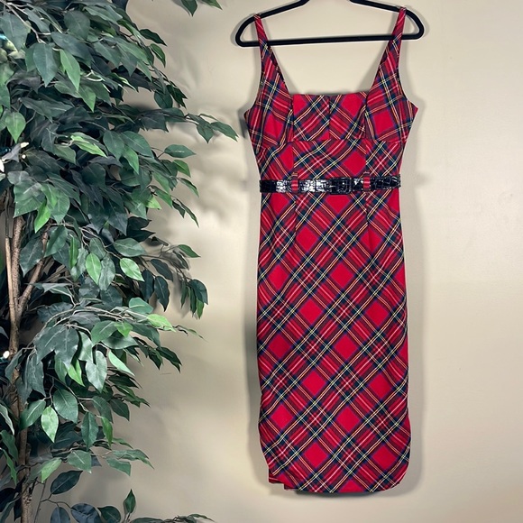 L.A.M.B. TARTAN DRESS - Picture 1 of 17